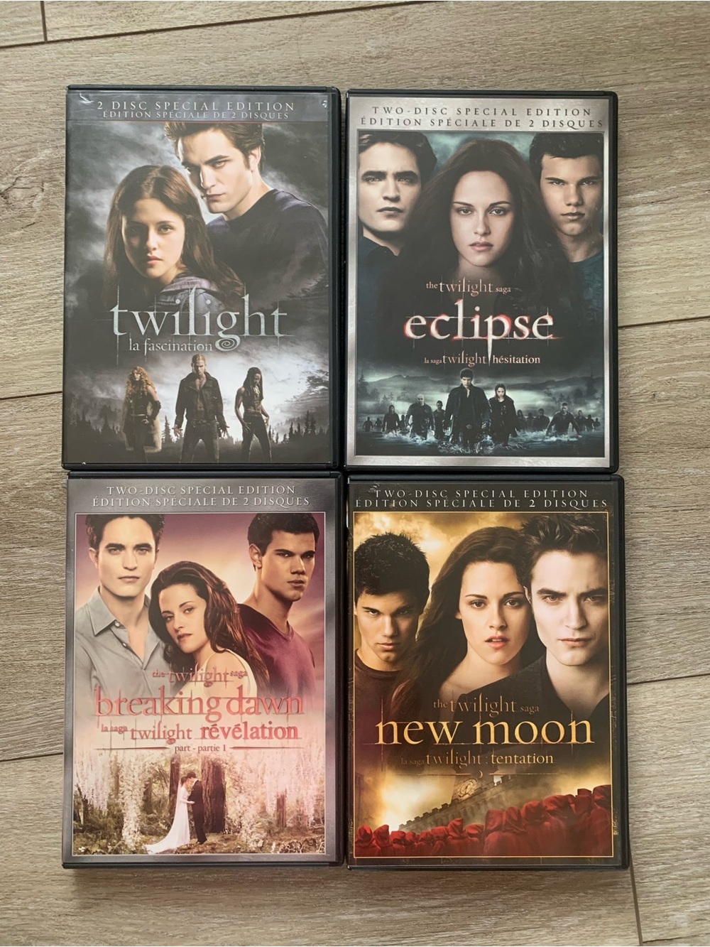 TWILIGHT SAGA DVD Bundle Special Editions | Twilight,New Moon,Eclipse & BD PART1